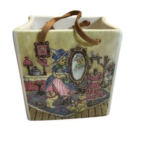 Teddy's Teddy Collectable Print Planter/Vase Bag with Handles Style